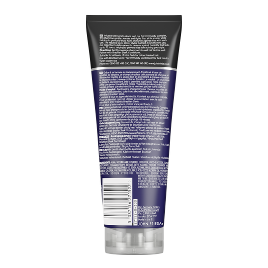 John Frieda Frizz ease shampoo brazilian sleek 250.00 Milliliter