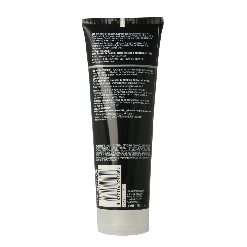 John Frieda Brilliant brunette midnight brunette conditioner 250 Milliliter