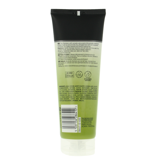 John Frieda Shampoo detox & repair 250 Milliliter