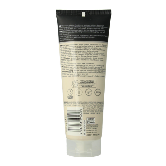 John Frieda Blonde + repair bond conditioner 250 Milliliter