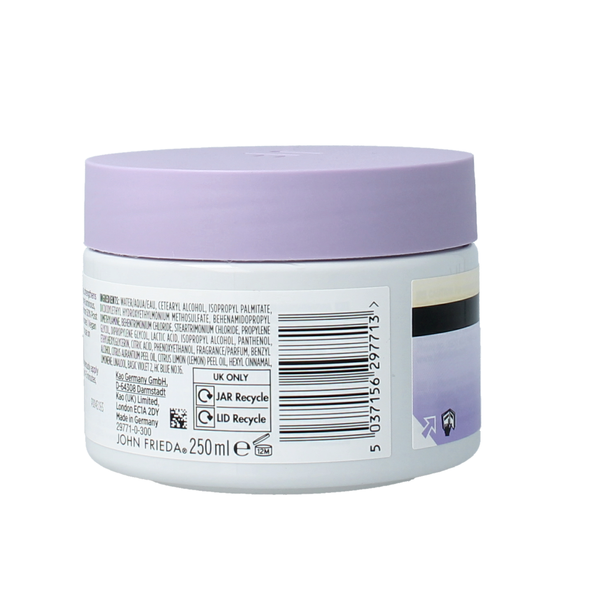 John Frieda Toning mask violet crush purple 250.00 Milliliter