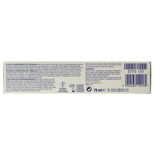 Sensodyne Tandpasta gevoeligheid & tandvlees whitening 75 Milliliter