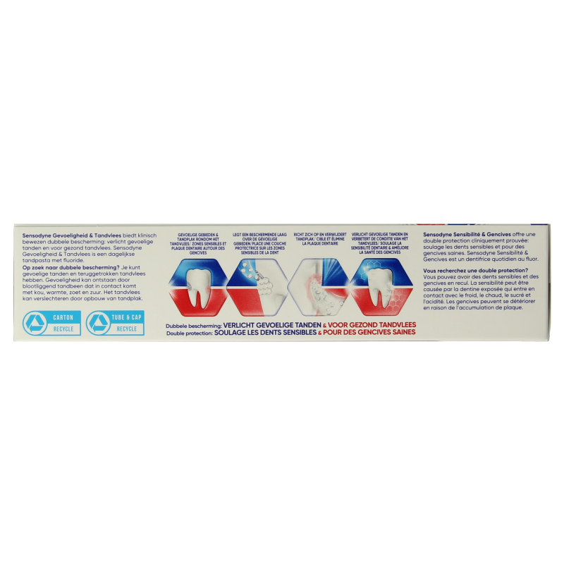 Sensodyne Tandpasta gevoeligheid & tandvlees whitening 75 Milliliter