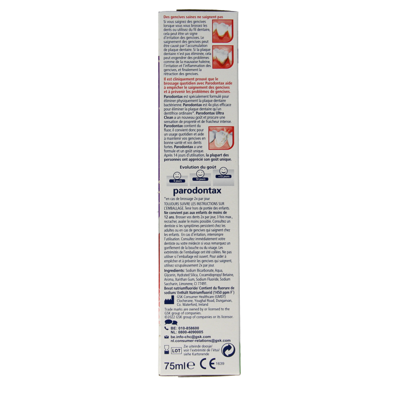 Parodontax Ultra clean tandpasta 75 Milliliter