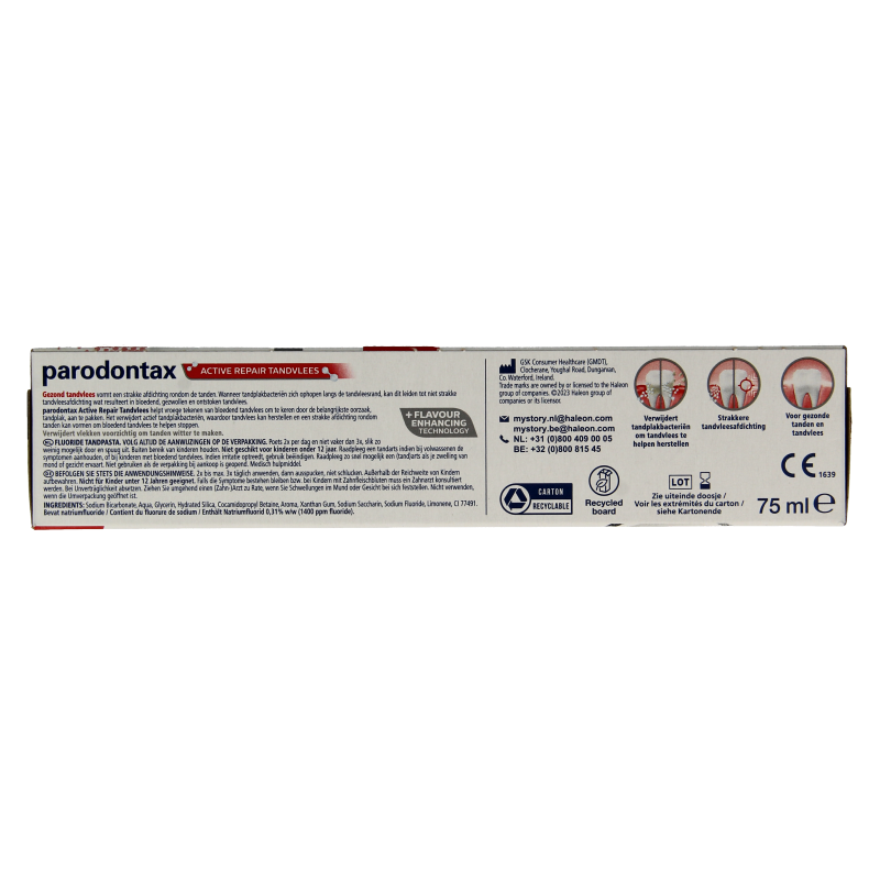 Parodontax Active gum repair whitening 75 Milliliter