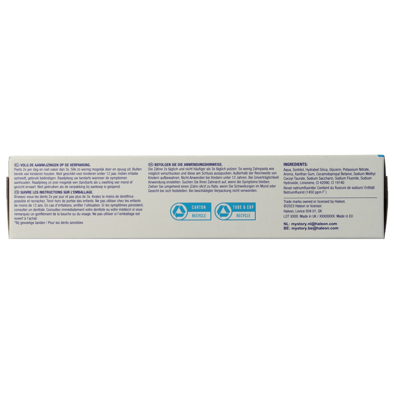 Sensodyne Tandpasta fresh mint 75 Milliliter