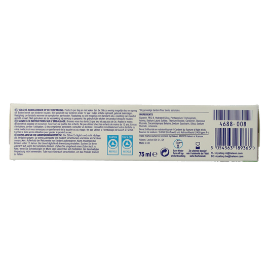 Sensodyne Tandpasta sensitivity, gum & glazuur 75 Milliliter