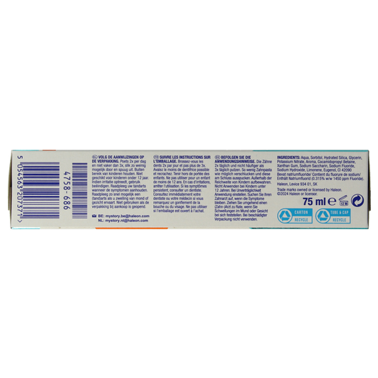Sensodyne Tandpasta proglasur fresh & clean 75 Milliliter