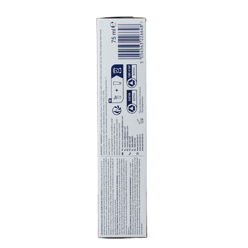 Parodontax Tandpasta strengthen & protect whitening 75 Milliliter