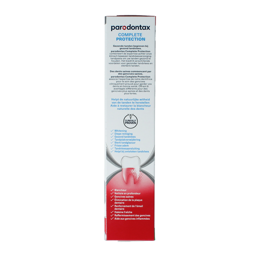 Parodontax Tandpasta complete protection whitening 75.00 Milliliter
