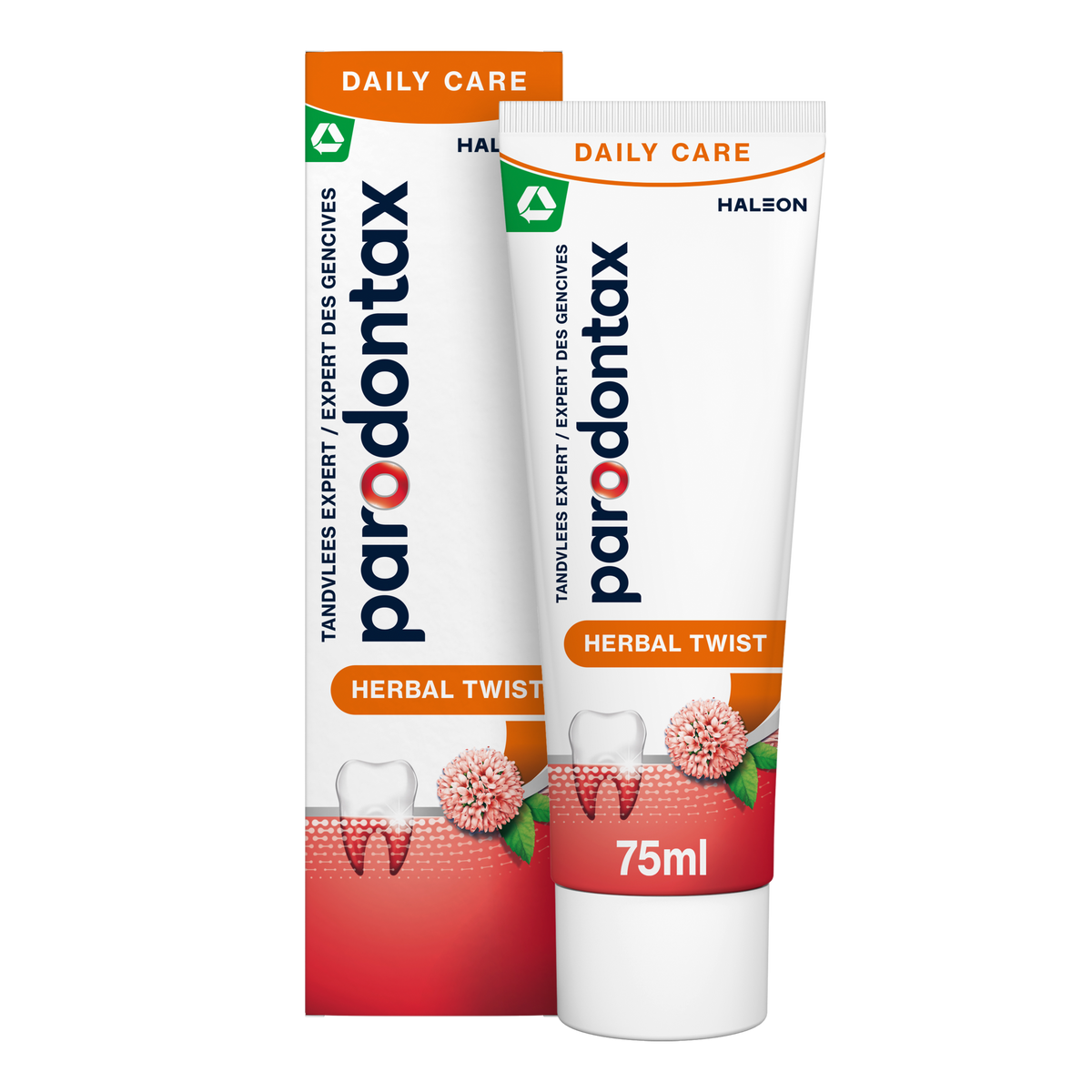 Parodontax Tandpasta herbal twist 75.00 Milliliter