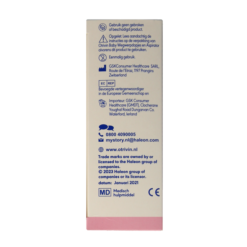 Otrivin Baby wegwerpdopjes 10 Stuks