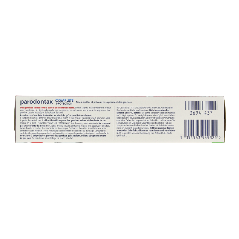 Parodontax Complete protection whitening tandpasta 75 Milliliter