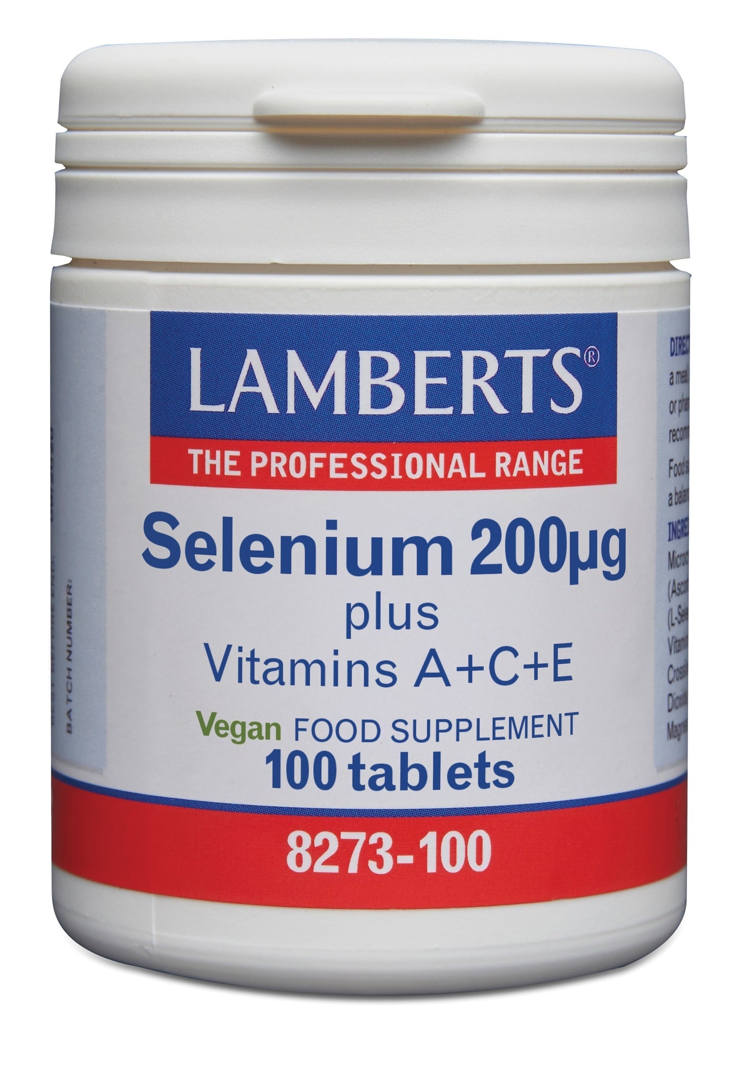 Lamberts Selenium 200mcg met vitamine A C E 100 Tabletten