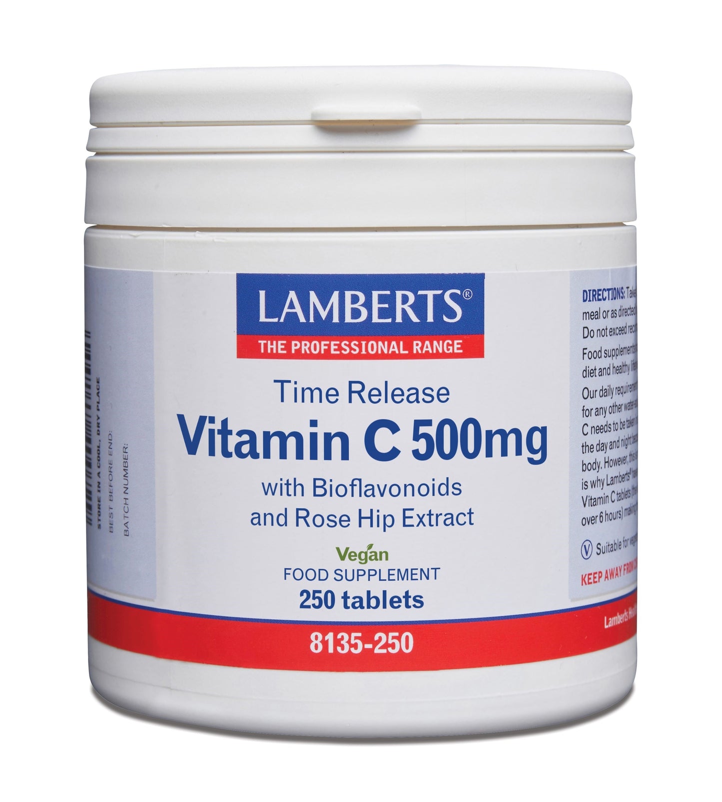 Lamberts Vitamine C 500 time released & bioflavonoiden 250 Tabletten