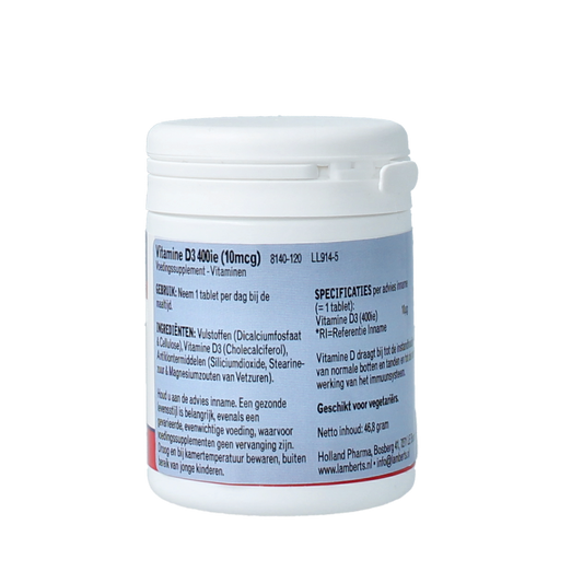 Lamberts Vitamine D3 400IE 10mcg 120.00 Tabletten