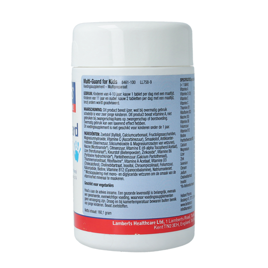Lamberts Multi-Guard for kids multi kauwtabletten 100.00 Kauwtabletten