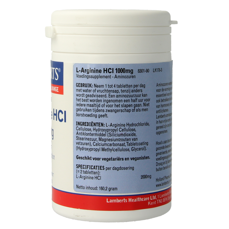 Lamberts L-Arginine 1000mg 90 Tabletten