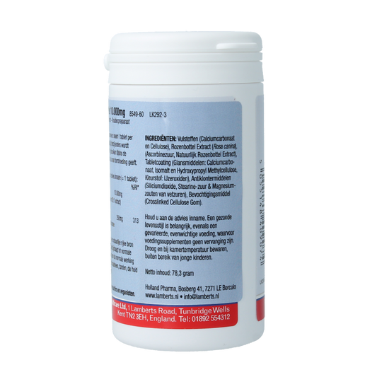 Lamberts Rozenbottel 10.000mg 60 Tabletten