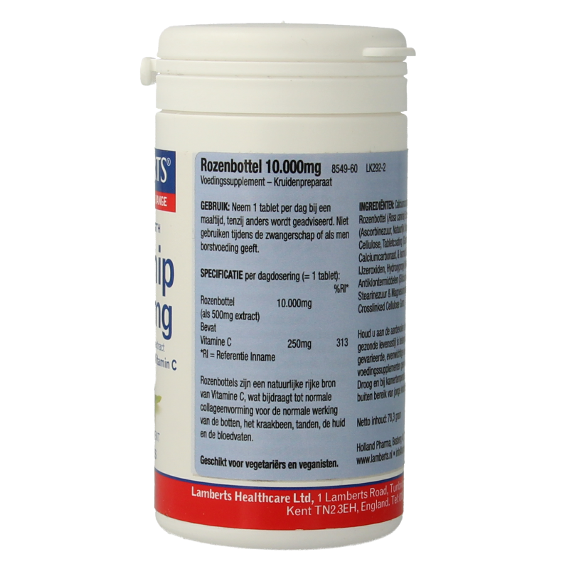 Lamberts Rozenbottel 10.000mg 60 Tabletten