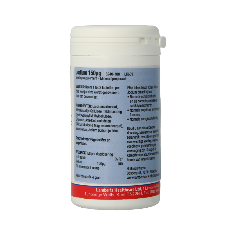 Lamberts Jodium 150mcg (iodine) 180 Tabletten