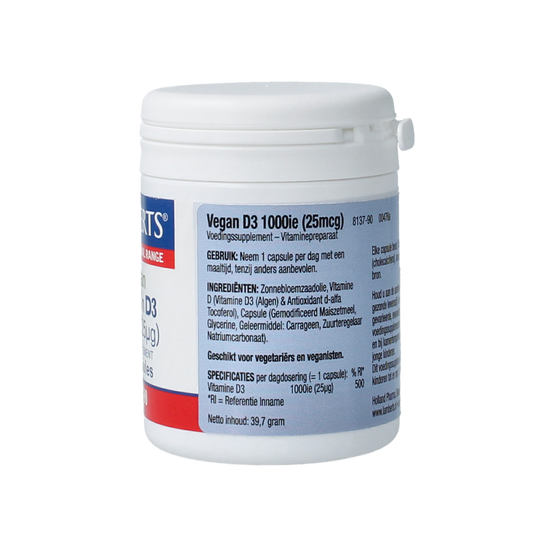 Lamberts Vitamine D3 1000IE 25mcg vegan 90.00 Capsules
