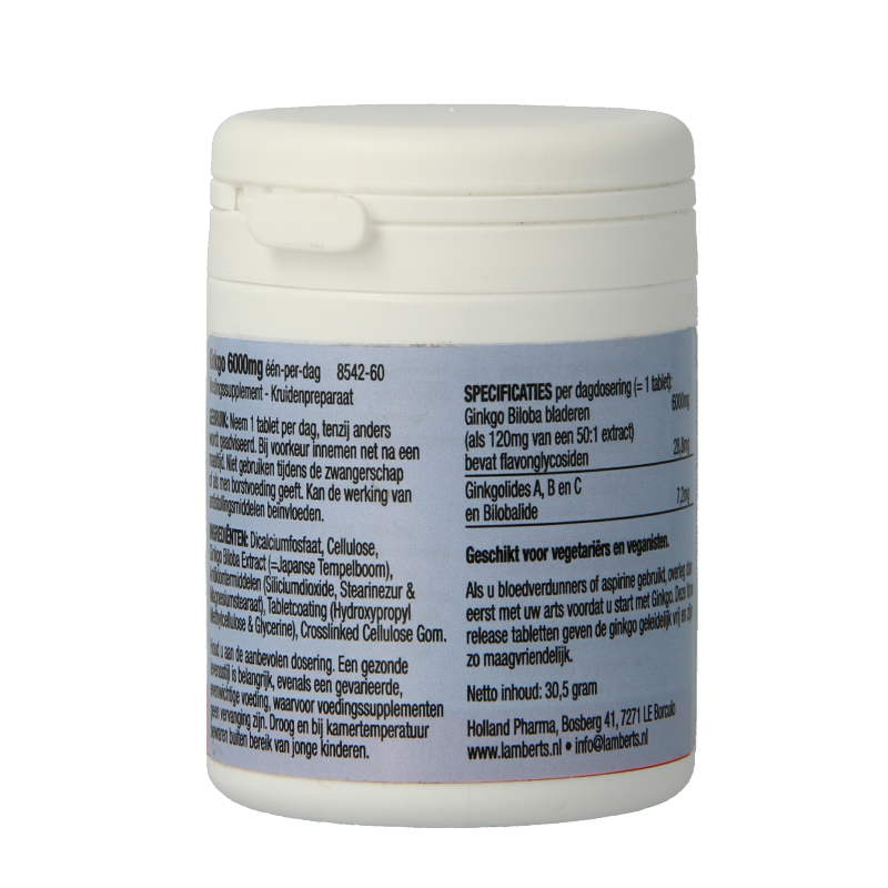 Lamberts Ginkgo 6000mg 60 Tabletten