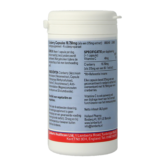 Lamberts Cranberry 60 Capsules