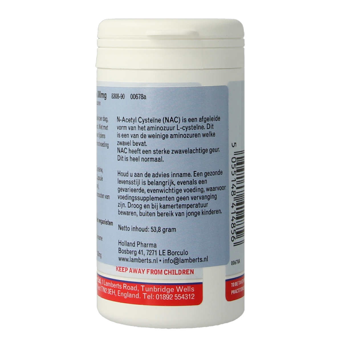 Lamberts N acetyl cysteine 90.00 Capsules