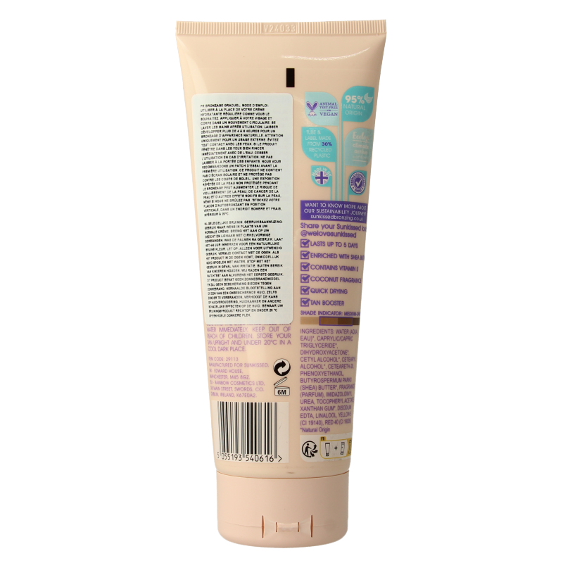 Sunkissed Gradual tan medium dark 200 Milliliter