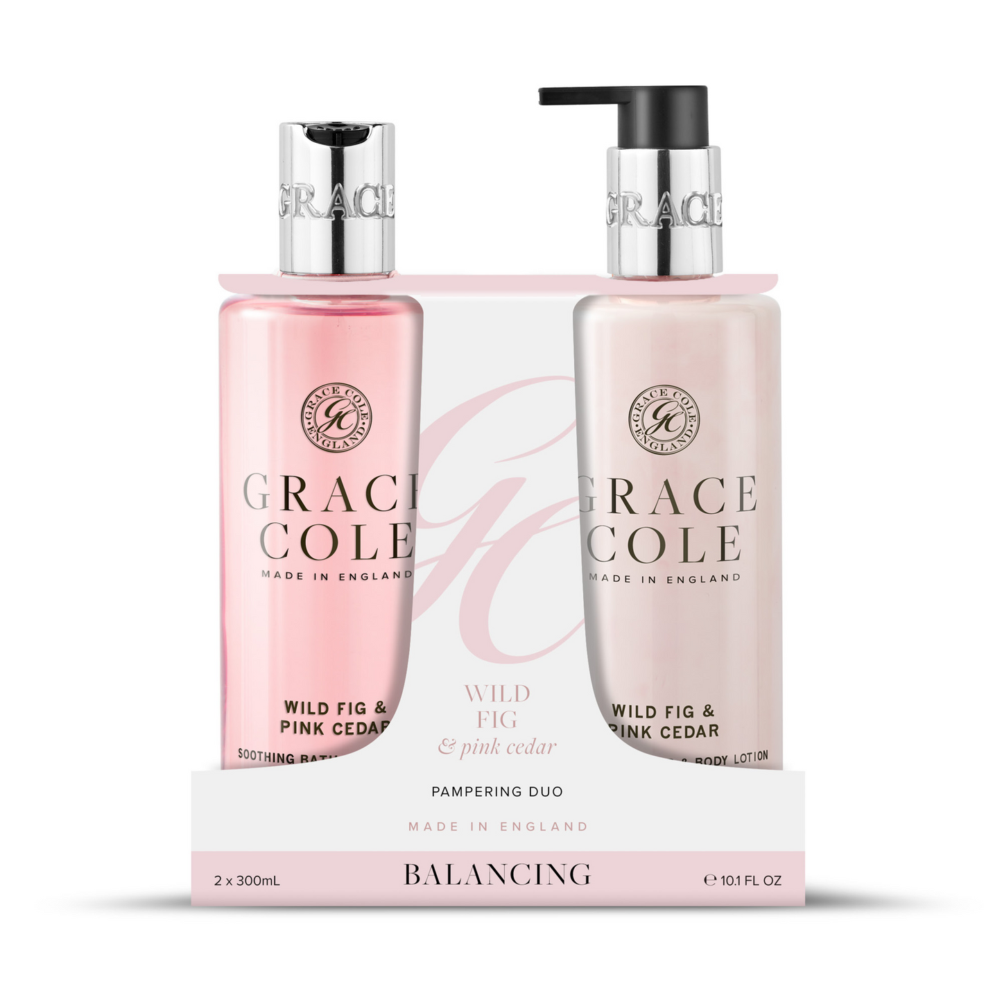 Grace Cole Wild fig & cedar bodycare duo 2 Stuks