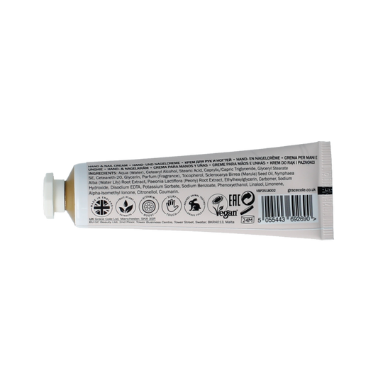 Grace Cole Vanilla blush & peony hand & nail cream 30 Milliliter