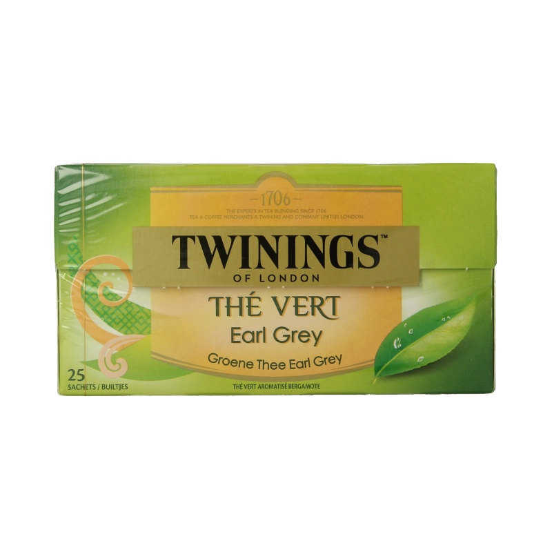 Twinings Green earl grey 25 Zakjes