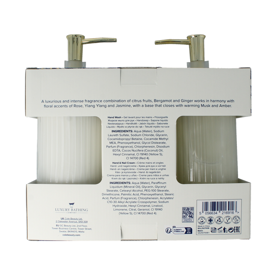 The Luxury Bathing Co Heavenly hands wash & hand nail cream dispenser 1.00 Set
