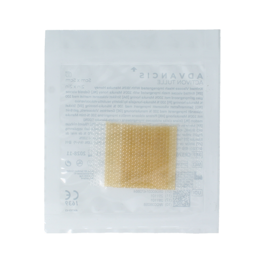 Advancis Activon manuka gaasverband 5 x 5 1 Stuks