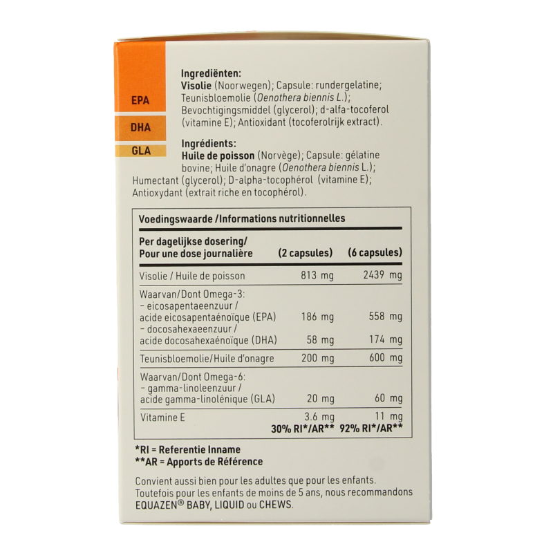 SFI Health Equazen capsules omega 3- & 6-vetzuren 210 Capsules