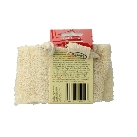 Loofco Afwas spons loofah bio 1 Stuks