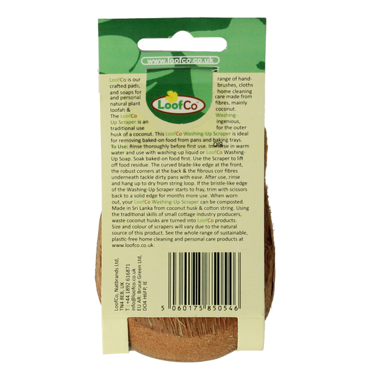 Loofco Afwasschraper uit kokos bio 1 Stuks