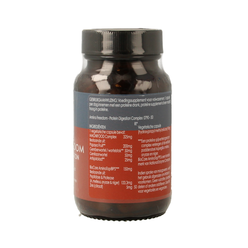 Terranova Amino freedom - Protein digestion complex 50 Vegetarische capsules