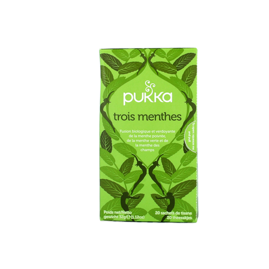 Pukka Three mint bio 20 Zakjes