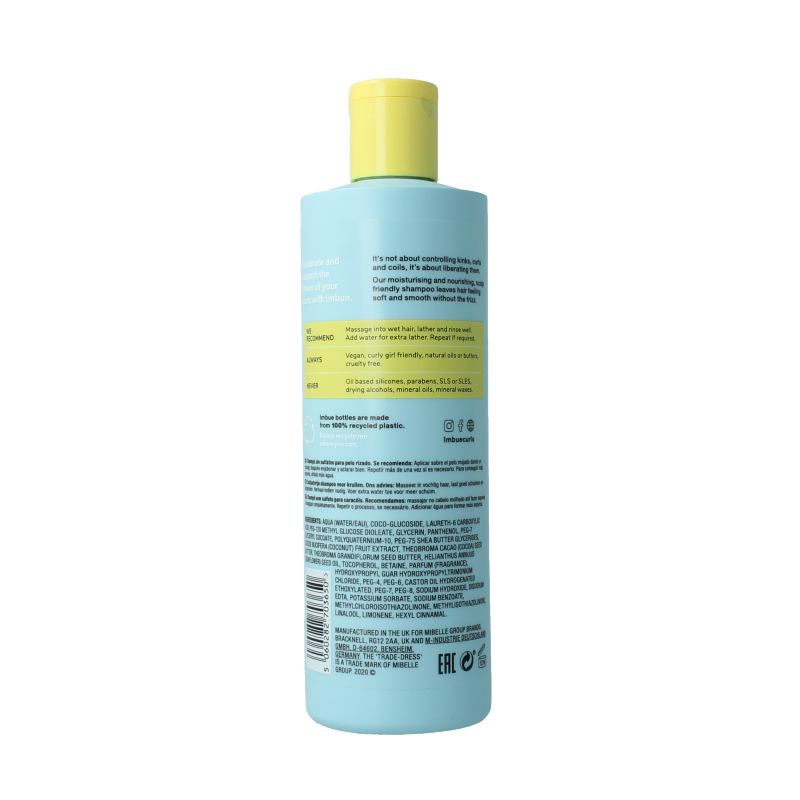 Imbue Curl liberating shampoo sulphur free 400 Milliliter