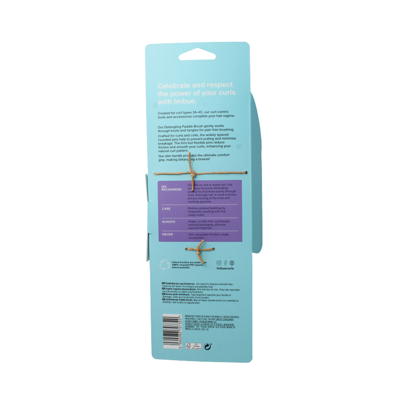 Imbue Detangling paddle brush 1 Stuks