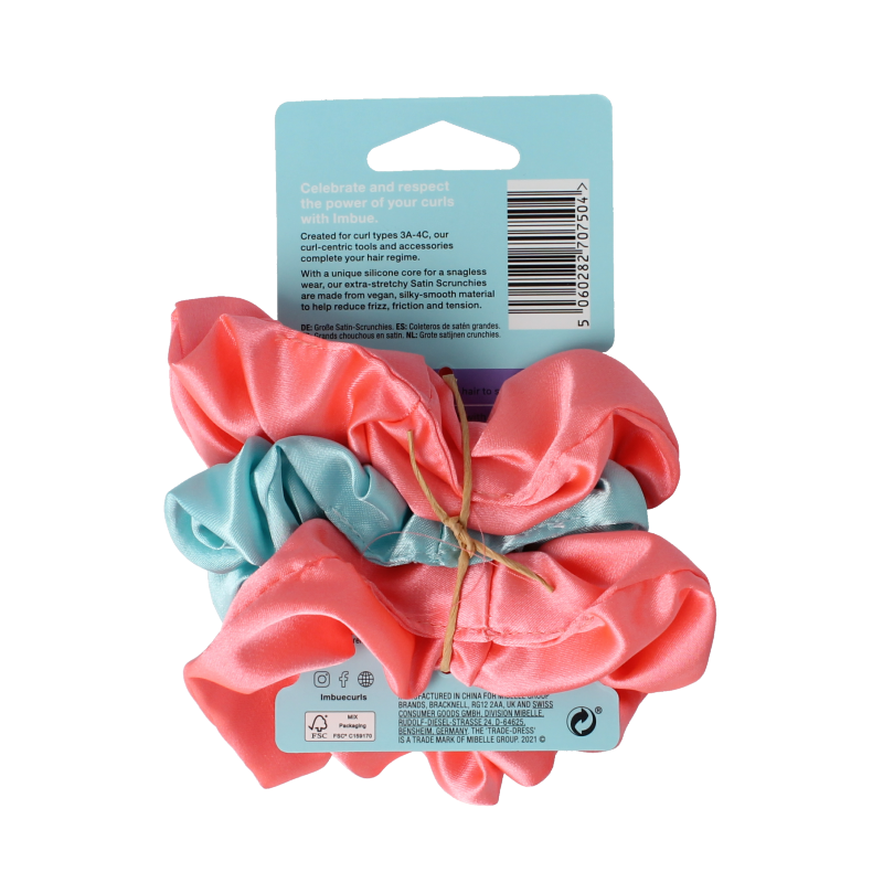 Imbue Scrunchies satin large 3 Stuks