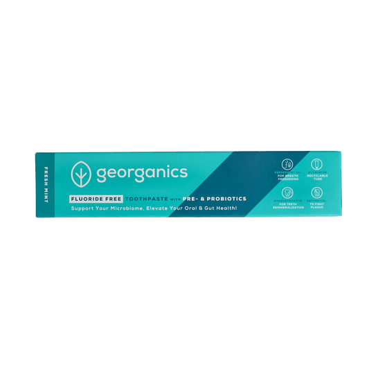 Georganics Toothpaste pre-and probiotic fresh mint 75.00 Milliliter