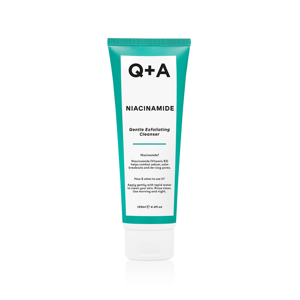 Q+A Niacinamide exfoliating cleanser 125.00 Milliliter