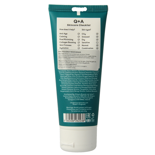 Q+A Zinc PCA daily moisturiser 75 Milliliter