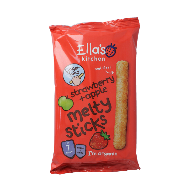 Ella's Kitchen Melty sticks strawberry/apple 7+ mnd bio 16 Gram