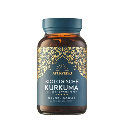 Ayurvediq Biologische Kurkuma 120.00 Vegetarische capsules