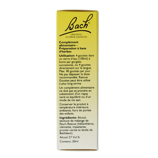 Bach Rescue Rescue druppels 20.00 Milliliter