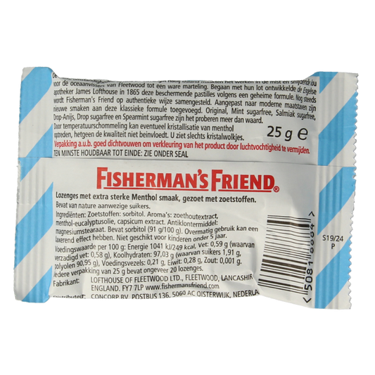 Fisherman's Friend Original suikervrij 25 Gram